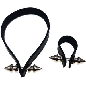 D & D Black Wrap Lederen Armband & Bangles Voor Vrouwen Charm Armband Vrouwelijke Sieraden Party
