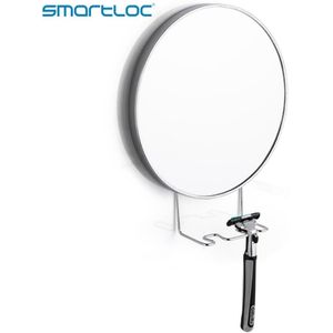 Smartloc 5X Vergrootglas Multifunctionele Spiegel Scheren Rack Bronskleur Spiegel Smart Badkamer Scheren Spiegel Make-Up Spiegel