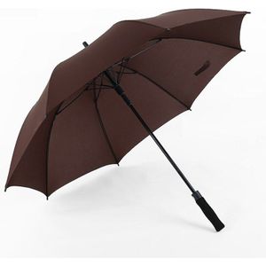lange handvat semi-automatische paraplu 8 bone versterking winddicht golf paraplu parasol