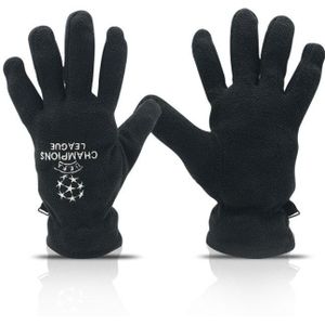 Champions League Outdoor Koude Wind Fleece Warme Handschoenen Sjaal Set Voetbal Sjaal/Hoed Dual Purpose