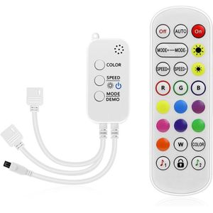 Led Controller Rgb Bluetooth Smart Home Dimmer 5V 12V Stem En Muziek Sync Led Strip Verlichting Voor slaapkamer Smart Lamp Dimmer