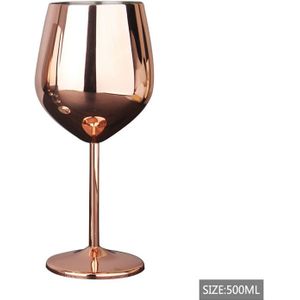 OBR 500ml Rvs Wijn Glas Champagne Cocktail Glas Bar Wijn Glazen Beker Diner Bruiloft Bar Accessoires