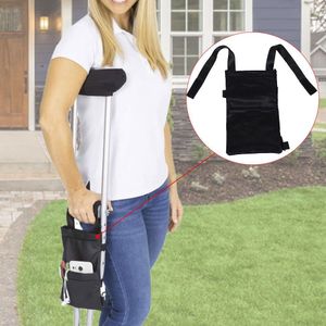 Patiënt Ouderen Kruk Pouch Opslag Pocket Onderarm Gebroken Been Ergonomische Kruk Accessoires Verstelbare Wandelstok Opknoping Tas