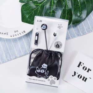 Opbergtas-Oortelefoon Stijl Kat In-Ear Muziek Headset Sturen Celebrity Stijl Opbergtas