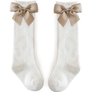 Kinderen Sok Bows Royal Stijl Meisjes Knie Hoge Sokken Baby Peuter Strik In Buis Sokken Kids Hollow Out Sok snoep Kleuren