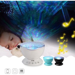 Ocean Wave Sterrenhemel Aurora LED Nachtlampje Projector Luminaria Lamp USB Lamp Nachtlampje Illusion Voor Baby Kinderen