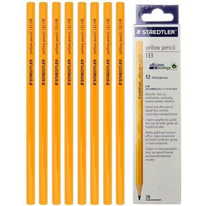 36 Pcs Duitsland Staedtler 133/134 2B/Hb/2H Potlood Klassieke Zeshoekige Geel Pen Staaf Beginner Kinderen Student levert