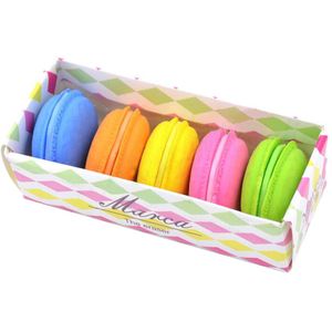 5 Pcs Leuke Kawaii Rubber Gum Kleurrijke Taart Macaron Gum Voor Kinderen Student Briefpapier Leveringen