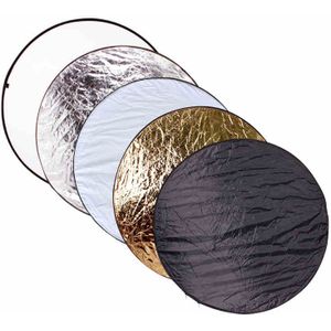 ASHANKS 5 in 1 80CM Portable Inklapbare Licht Ronde Fotografie Reflector voor Studio Multi Photo Disc met Draagtas