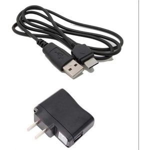 Usb Wall Charger &amp; Data Kabel Voor Samsung SGH-T329 Streep T509 T519 Trace T629 X820 X830 D800 P300 T809/d820 Z510 Z540 A436