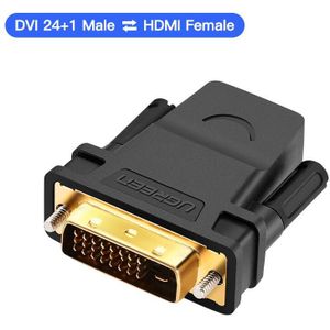 Ugreen HDMI naar DVI 24 + 1 Adapter Vrouw naar Man 1080 p HDTV Converter DVI Connector voor PC PS3 projector TV Box