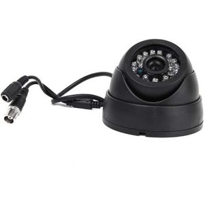 Zwart Surveillance Camera Pal 1/3 ""Cmos 700TVL 24 Led Ir Cut 3.6Mm Beveiliging Indoor Dome Cctv Camera