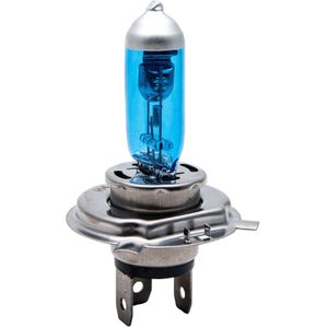 2 * H4 Xenon Auto Halogeenlamp Originele Socket Auto Koplamp Lamp 6000K 100W 12V Super White quartz Glas Donkerblauw