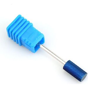 Eruika 6 Soorten Blauwe Wolfraam Carbide Nail Boor Elektrische Manicure Machine Accessoires Bits Frees Burr Nail Art Gereedschap