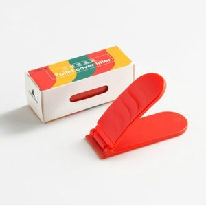 Plastic Anti-Vuile Wc Lifter Seat Cover Deksel Handvat Sticker Lifting Apparaat Thuis Badkamer Accessoires