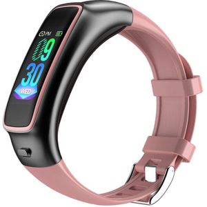 Smart Band + Draadloze Bluetooth Oortelefoon Hifi Stereo Ai Voice Headset Earuds Hartslag Bloeddruk Waterdichte Smart Armband