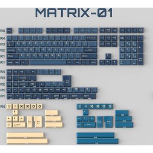 G-MKY 173 Wob Keycaps Cherry Profiel Double Shot Abs Lettertype Pbt Keycaps Abs Lettertype Voor Mx Schakelaar Mechanische Toetsenbord