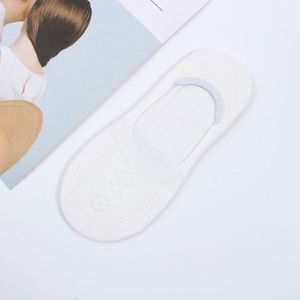 6 Pairs Womens Onzichtbare Sokken Zomer Non-Slip Siliconen Ademend Meisjes Boot Sok Pure Kleur Schattige Vrouwelijke Katoenen Sokken sox Meias