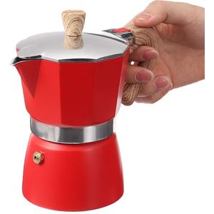 3 Cups 150Ml/300Ml Mokka Latte Koffiezetapparaat Italiaanse Moka Espresso Aluminium Mok Achthoekige Percolator Pot Kookplaat koffiezetapparaat