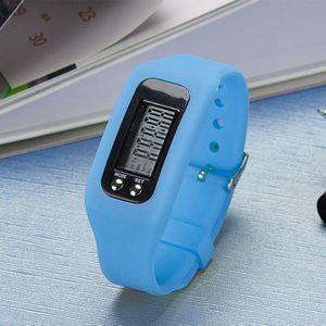Digitale Lcd Stappenteller Run Stap Loopafstand Calorie Counter Sport Horloge Armband YA88