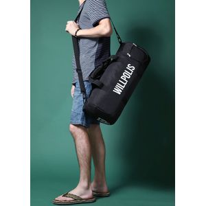 Mannen vrouwen reistas Grote Capaciteit Mannen Messenger Bags met rits schouder handtas zwarte kleur