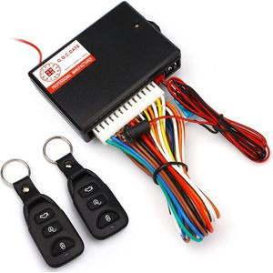 12V Universal Car Auto Centrale Kit Deurslot Voertuig Keyless Entry System Met Remote Controllers Auto Alarm Systeem