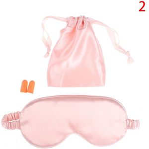 1Pcs Valse Zijde Shading Slaapmasker Slapen Eye Mask Cover Ooglap Blinddoeken