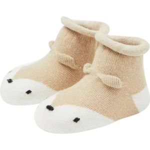 Winter Warm Baby Meisjes Sokken Kinderen Jongen Baby Kinderen Dier Cartoon Dikke Anti-Slip Sokken Slippers Zachte Schoen Sokken