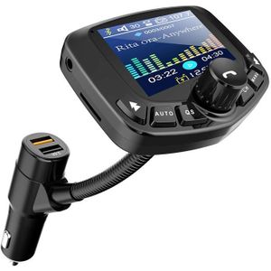 Aozbz Handsfree 1.8-Inch Scherm Car Audio Speler Autolader Breed Frequentiebereik Draadloze Autoradio Bluetooth fm-zender