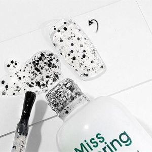 2020NEW! Kwartel Ei Nail Gel Polish Zwart Spot Kwartel Eierschaal Nail Soak Off Gel Uv Gel Magnetische Glitter Soak Off Nail gel Vernis