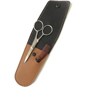 Snor Wenkbrauw Trimmer Mannen Baard Schaar Rvs Shear Cutter Care Medeplichtige Schaar Kam Kit