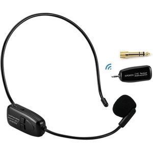 2.4G Draadloze Lavalier Microfoon voor Voice Versterker en Opname Shirt Mic voor iPhone Camera PC Laptop voor Leraren, luider S