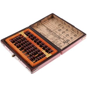 9 Digit Staven Standaard Abacus Houten Soroban, Chinese Rekenmachine Tellen Tool 14 Inch, Voor Kinderen Peuters En Volwassenen