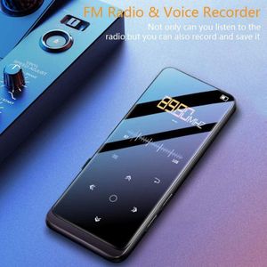 Benjie M8 MP3/MP4 Speler Bluetooth 5.0,16Gb Muziekspeler Met Fm Radio Opname, 1.8 \ 'Screen, Hifi Lossless Geluid Spelers +