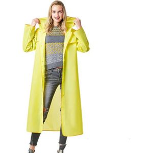 WEINUO Motorfiets Volwassen Mannen Vrouwen Lange EVA Dikke Regenkleding Universele Regenjas Waterdichte Poncho Wandelen Tour Man Hooded Regenjas