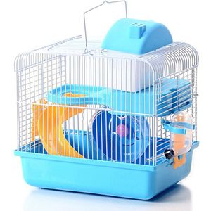 Hamster Kooi Met Accessoires 2-Tier Antislip Kleine Huisdieren Habitat Chinchilla Cave Cavia Egel Huis Hamster Accessoires