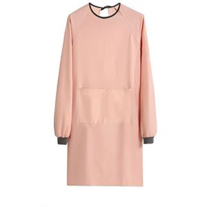 Nordic Effen Kleur Lange Mouwen Overalls Waterdicht En Antifouling Pvc Volwassen Mouwen Schort