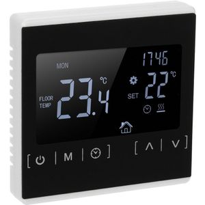 Multifunctionele Lcd Aangeraakt Scherm Intelligente Thermostaat Elektrische Vloerverwarming Thermostaat Thuis Temperatuur Controller