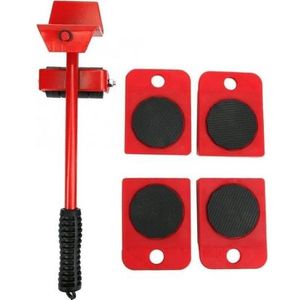 4Pcs Beweegt Meubels Tool Vervoer Shifter Moving Wiel Slider Remover Roller Moving Gereedschap Heavy Lift Zware Voorwerpen