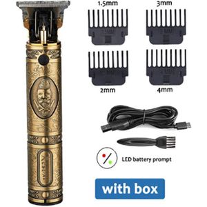 Usb Oplaadbare Elektrische Tondeuse Kaalhoofdige Tondeuse Cordless Scheerapparaat Trimmer Mannen Kapper Haar Snijmachine