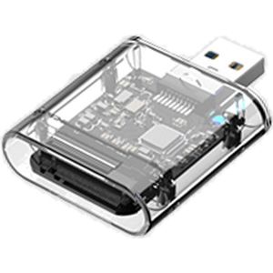 Externe M.2 Ngff Sata Ssd Behuizing Hoge Snelheid USB3.0 Gen1 5 Gb/s Sata Ssd Case Transparante Harde Schijf Behuizing Voor pc