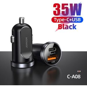 Joyroom Autolader 30W Quick Charge 3.0 Pd Mini Snelle Auto Usb Lader Adapter Voor Iphone 11 Pro Max7 8 Plus Xiaomi Redmi Huawei