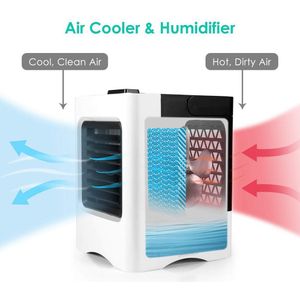 Gevoelige Ouderen Kinderen Gezond En Blazen Artic Aircooler Mini Airco Ventilator Chiller Slaapzaal Home Office Usb Fan