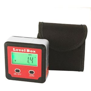 Precisie Digitale Gradenboog Inclinometer Level Box Digitale Hoekzoeker Bevel Box Met Magneet Base Tilt Richting Indicator