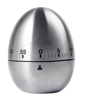 Koken Timer Keuken Rvs Eieren 60 Minuten Mechanische Wekker Tijd Klok Countdown Time Management