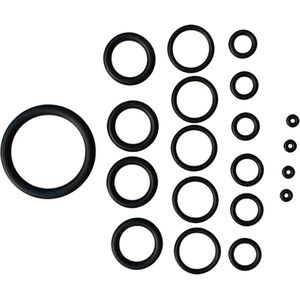 20 Stuks O Ring Kit Met Case Voor Duiken Dive Bcd Tank Slang Regulator Duiken Accessoires Zwart