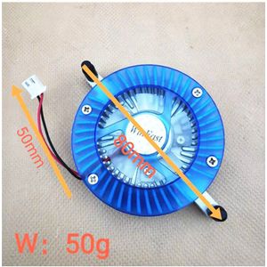 Geschikt Voor Winfast Gf 6200 Videokaart Kleine Fan Magnetische Lager Radiator 2 Gaten 80Mm