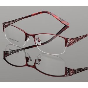 Bclear Elegante Half Randloze Brillen Frame Optische Recept Semi-Velg Bril Brilmontuur Voor Vrouwen Eyewear Vrouwelijke