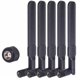 5Pcs 2.4Ghz 5Ghz 5.8Ghz 8dBi Vrouwelijke Antenne Voor Wifi Router Draadloze Netwerkkaart Usb Adapter Beveiliging ip Camera Video Monitor