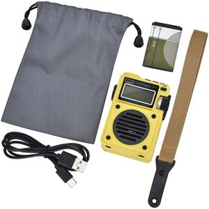 Full-Band Digitale Radio Draagbare Fm/Mw/Sw/Wb Radio Ontvanger Bluetooth 5.0 Speaker Tf Muziek speler Ondersteuning Wekker Lock